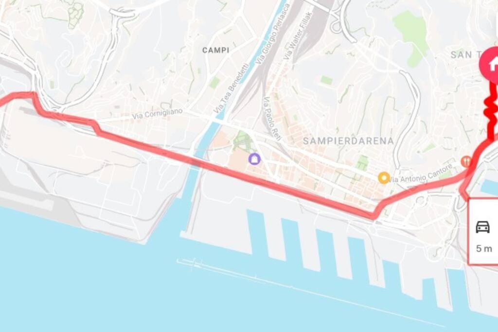 شقة Casaviva - Bilo With Patio In Genova San Teodoro المظهر الخارجي الصورة